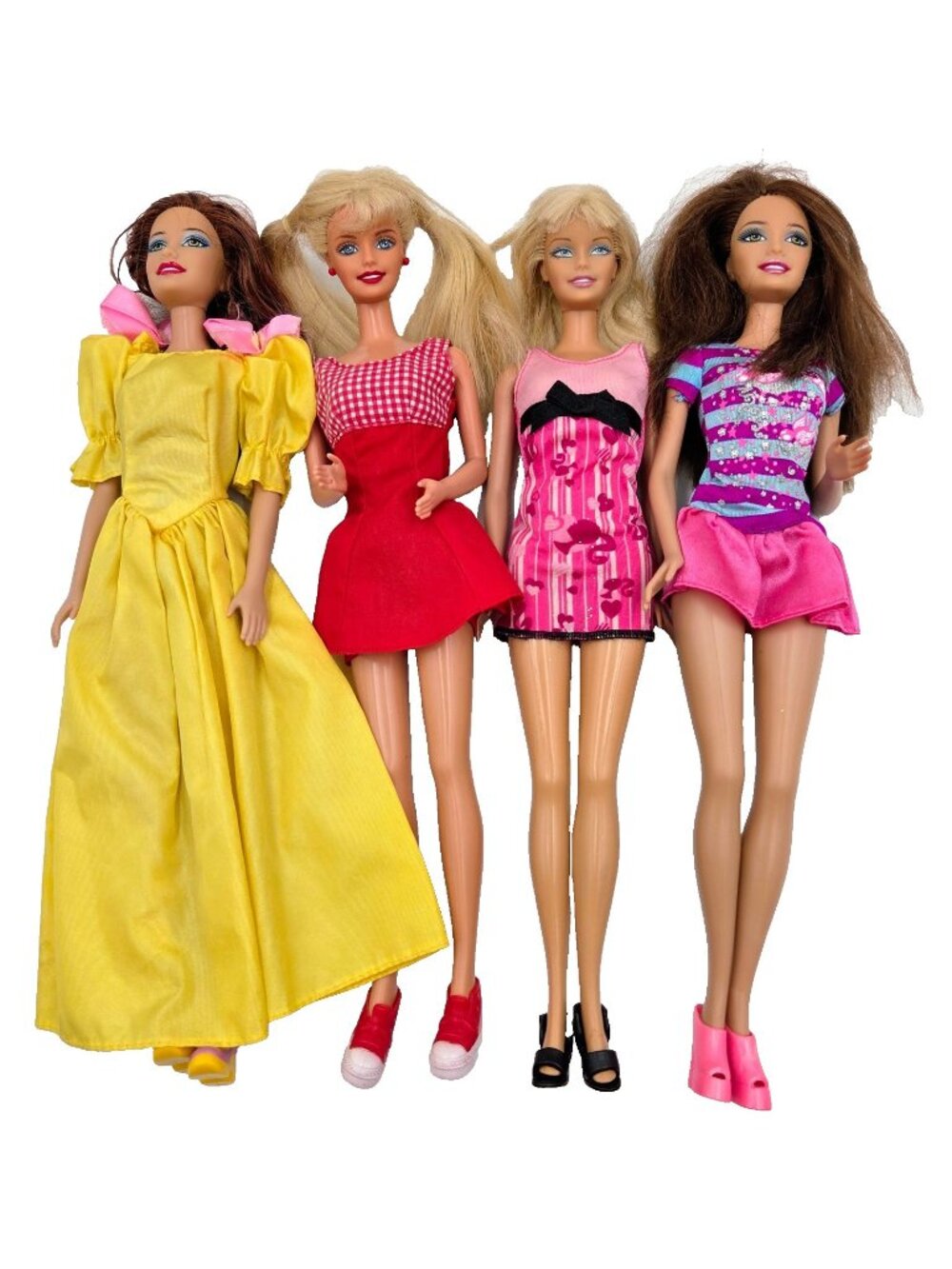 Barbie Doll Lot Coca Cola Splash 4 Dolls Mattel Read